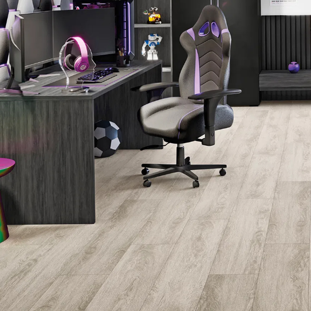 Piso Vinílico Eucafloor Lvt Colado Basic - Miami Bege