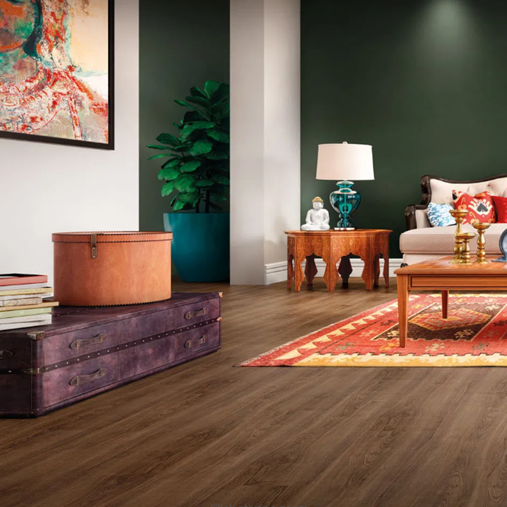 Piso Laminado Eucafloor Clicado New Elegance - Classic Oak Marrom