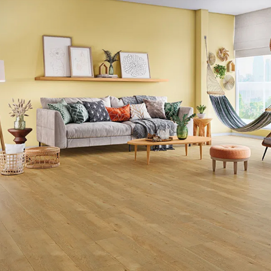 Piso Vinílico Eucafloor Lvt Colado Basic - Sacramento Marrom